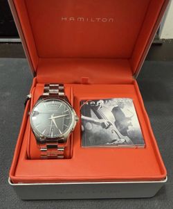 Hamilton H(contact info removed)1 Jazzmaster Day Date Auto Black Dial 40mm NWT