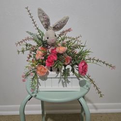 Pink Garden Bunny Arrangement 