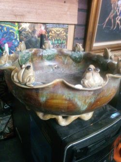 Old Clay Pit With Frogs