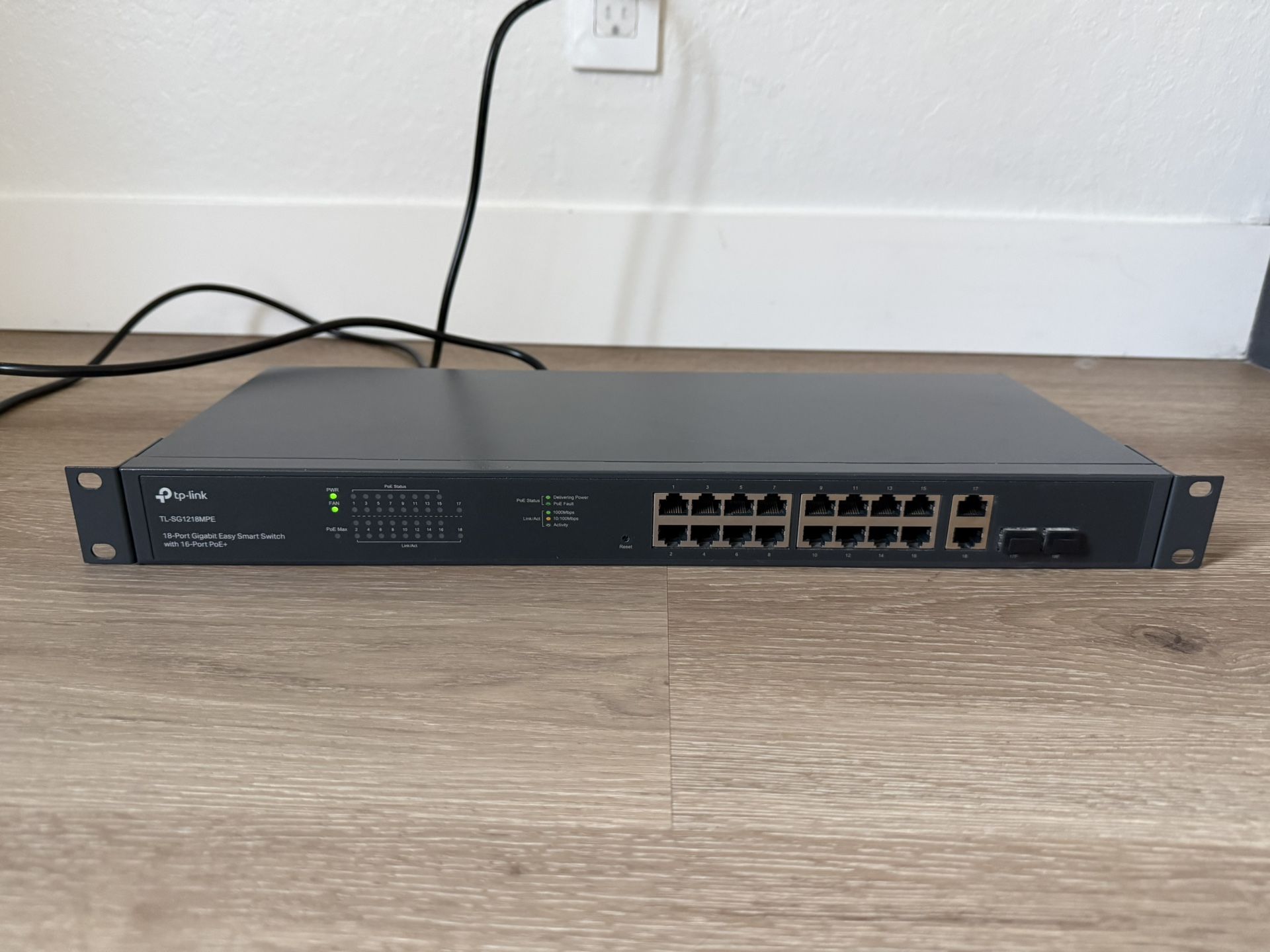 ⚡ TP-Link TL-SG1218MPE 18-Port Gigabit Managed PoE+ Switch