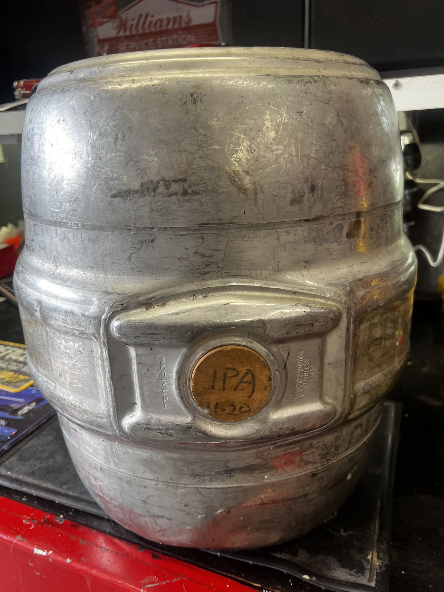 Vintage Round Pony Keg