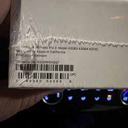 Brand New Sealed Air Pod Pro 3