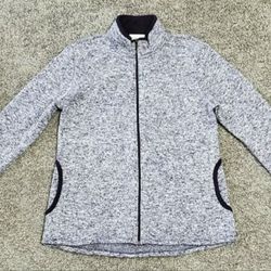 Women's Stan Herman Full Zip Fleece Size S Purple