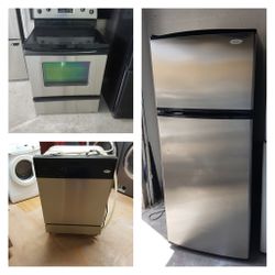 Combo refrigerator, stove, dishwasher