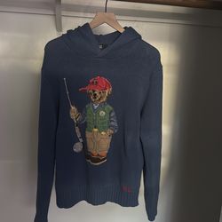 polo ralph lauren knitted hoodie