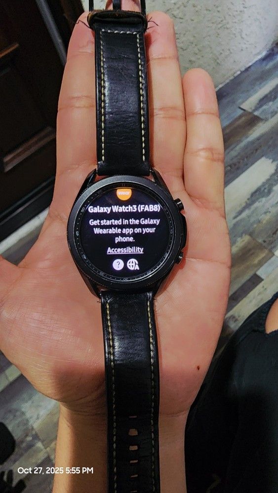 Galaxy Watch 3 With Leather Strap