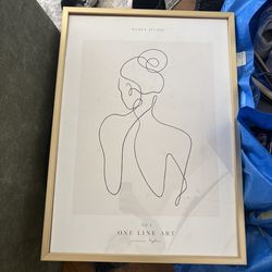 Framed Minimalist Wall Art Set (2 Pieces) – Modern / Neutral Decor 🖼️