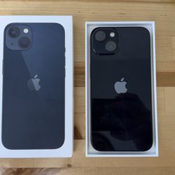 Like New in Box Unlocked iPhone 13 128GB Black.
