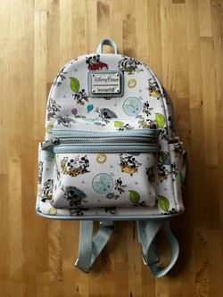 Disney Parks Mickey & Minnie's Runaway Railway Loungefly Mini Backpack
