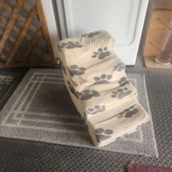 Soft cushion small dog steps