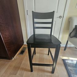 3 Sleek Coffee Colored Counter Chairs $20.00 Each 