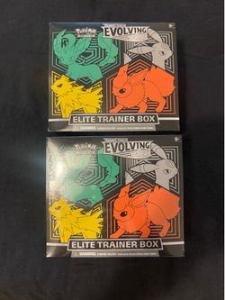 Pokémon TCG: Evolving Skies ETB Elite Trainer Box Sealed (x2)