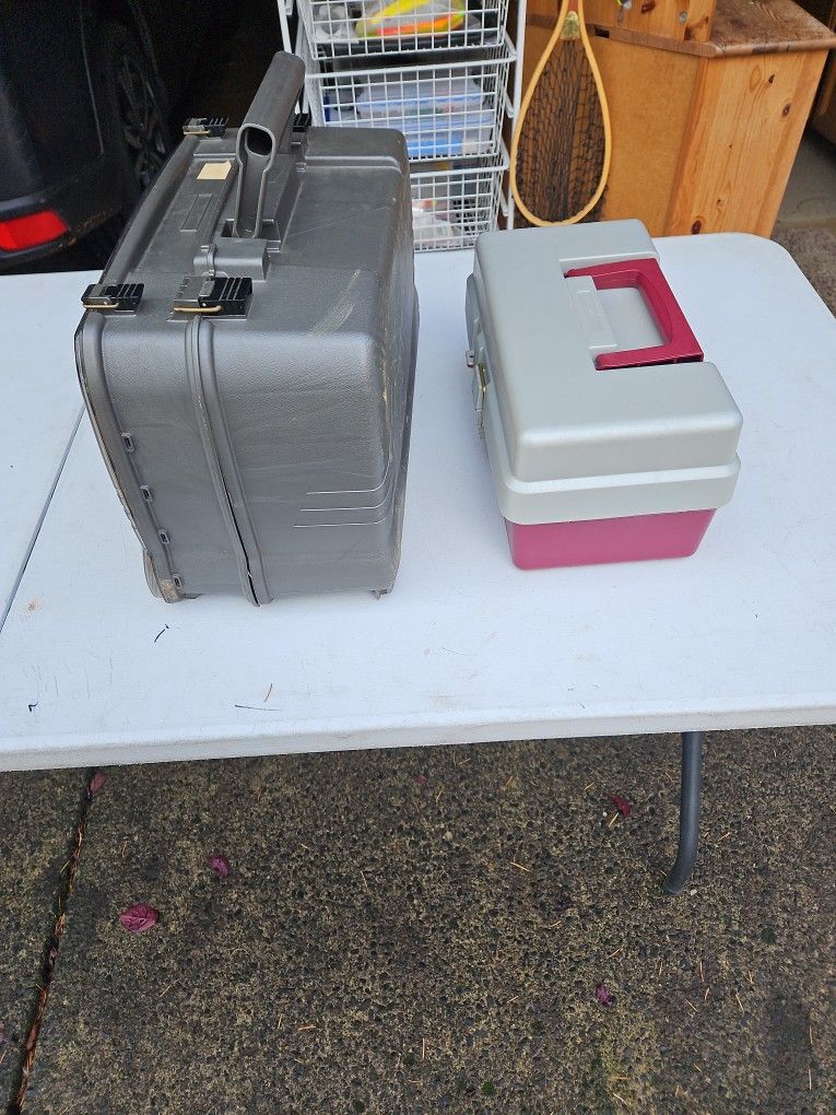 Fishing Two Tackle Boxs