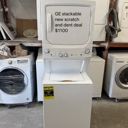 Ge Stackable Washer Dryer 