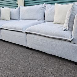 FREE DELIVERY!!! Classic Brands "Modular" 3pc Sofa (GRAY)
