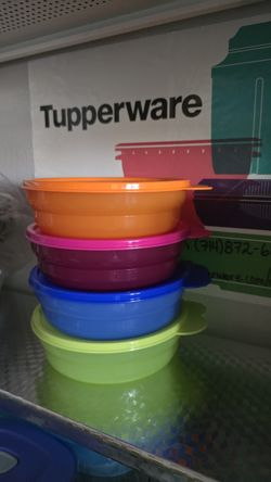 Cereal bowls Tupperware 6 pieces set