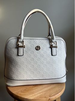 White Giani Bernini Satchel Purse