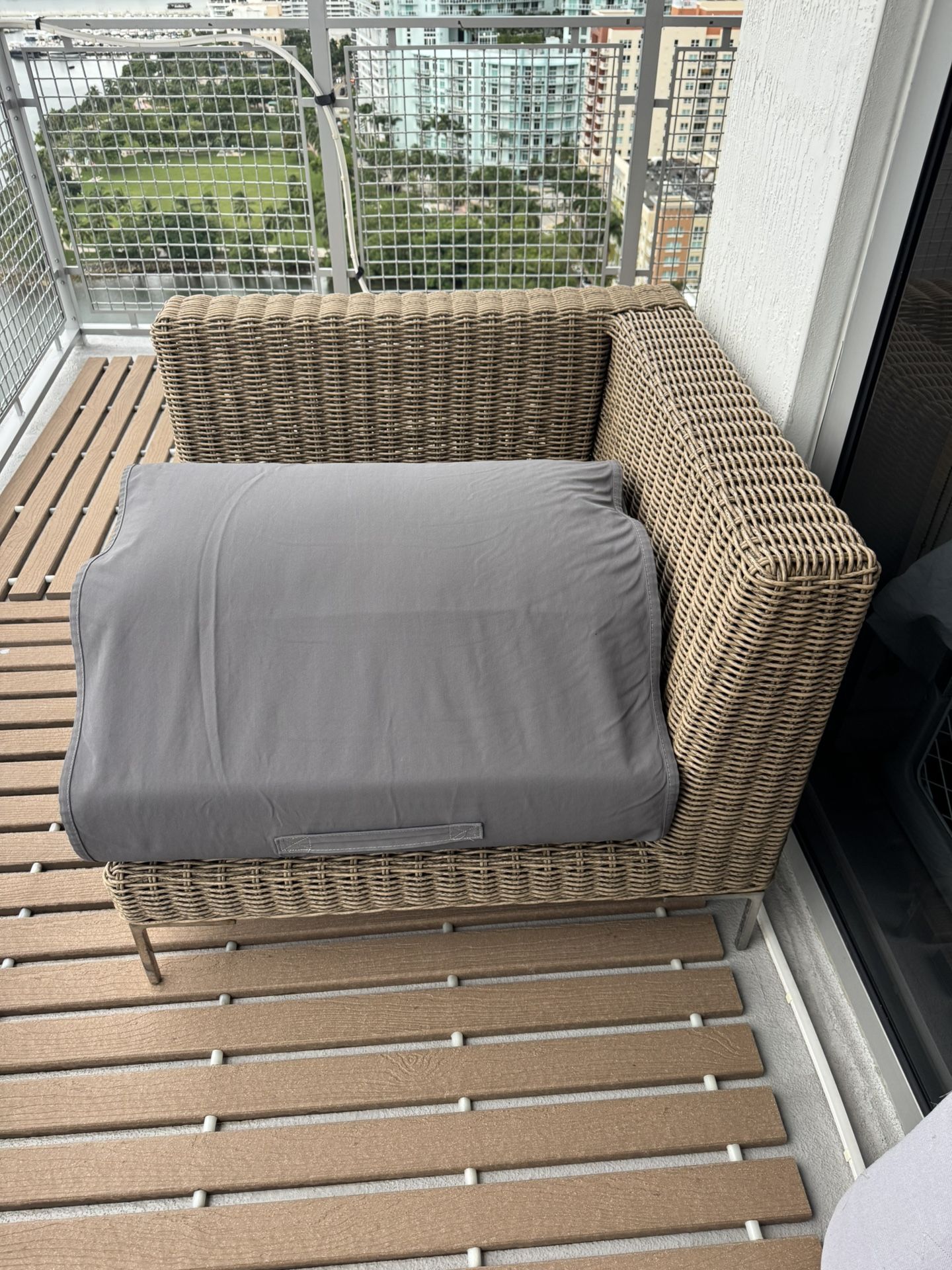 Outer Living 3 Piece Memory Foam Couch