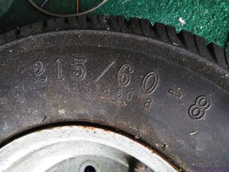 Golf cart wheel