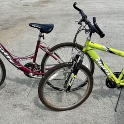 Huffy Alpine & Huffy Stone Mountain II Bikes