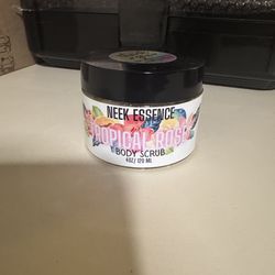 Neek Essence Tropical Rose Body Scrub – Handmade Sugar Scrub (4oz)