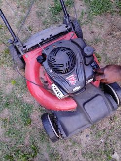 Self propelled push mower