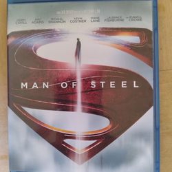 Superman Man Of Steel Blu-Ray Movie 