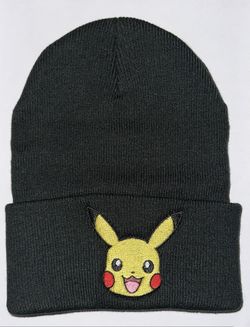 Embroidered Pokemon Beanie Pikachu