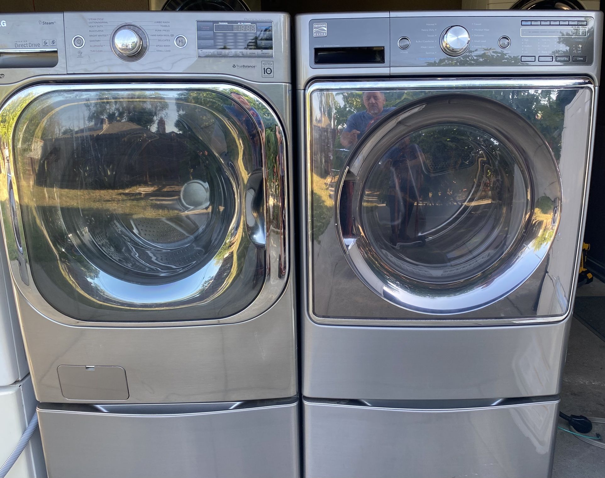 LG Washer And Kenmore Electric Dryer
