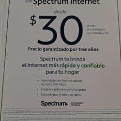 Spectrum Internet,Tv,Mobile 