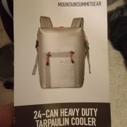 24-can Heavy Duty Tarpaulin Cooler Backpack 