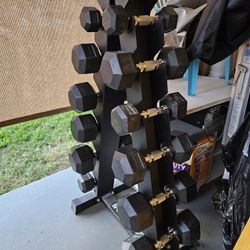 Dumbell Weight Set Tower 5lbs -30lbs