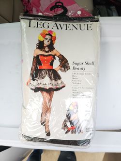 Leg avenue sugar skull beauty costume sz. S/M