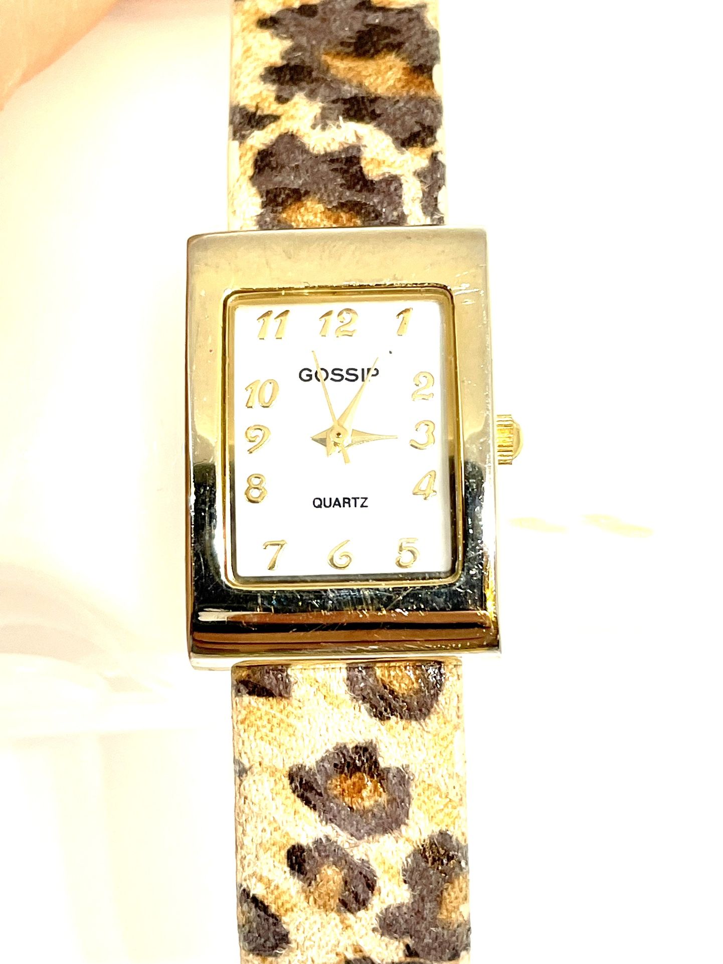 Gossip Leopard Band Watch