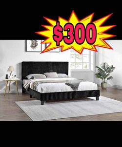 New queen bed