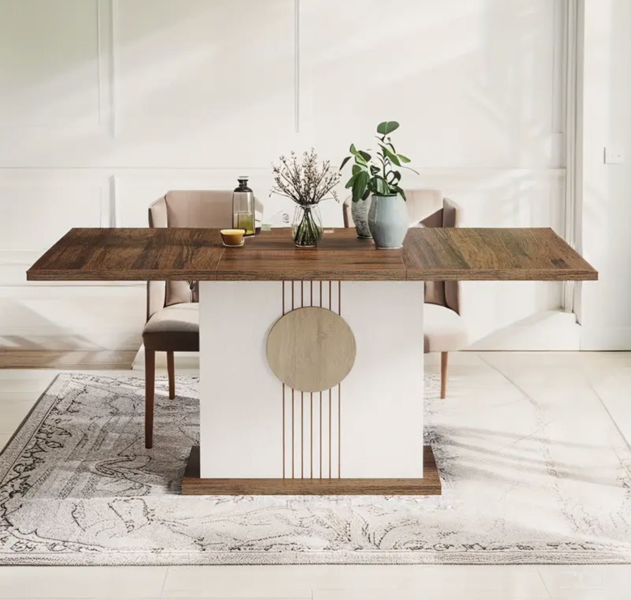 55” Wooden Dining Table Without Chair Brand New