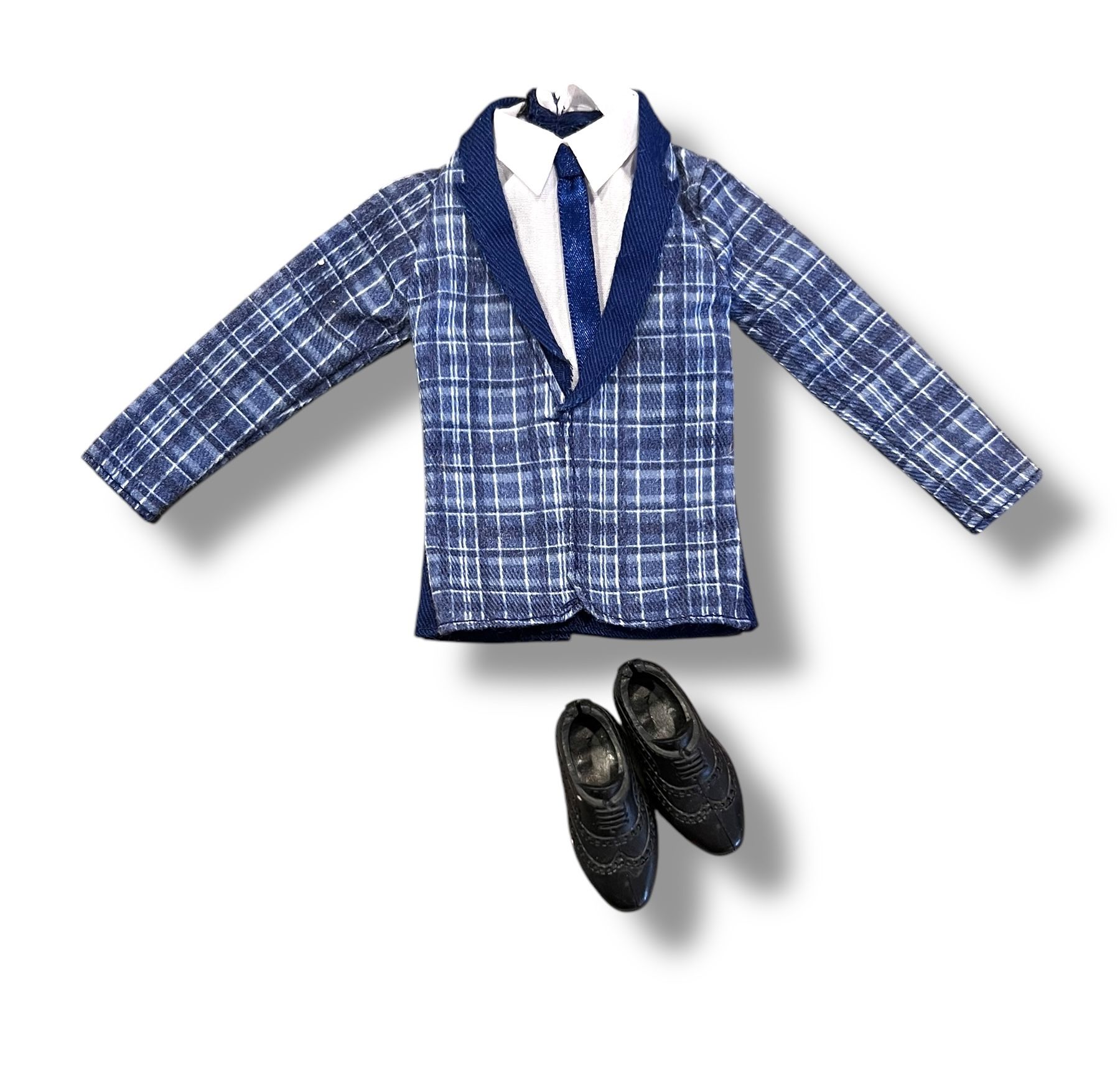 Barbie Ken Life In the Dreamhouse Fashionistas Blue Suit Blazer Jacket & Shoes