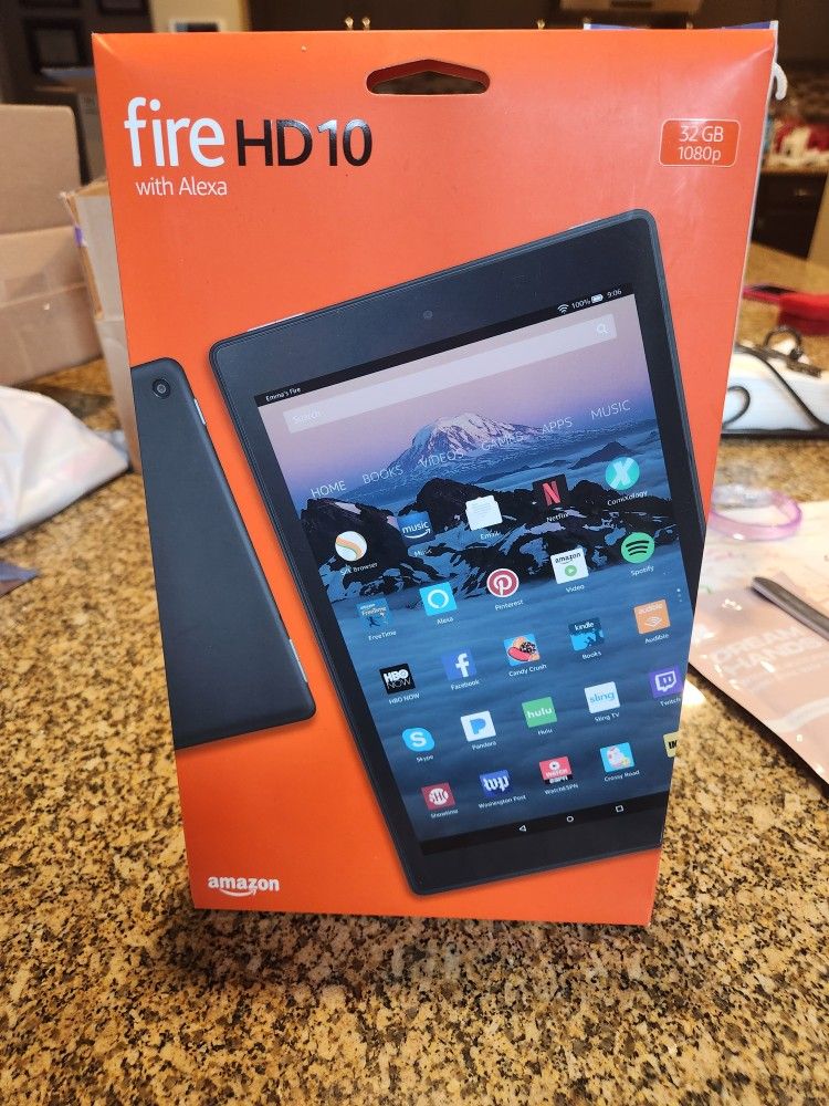 Amazon Fire HD 10 with Alexa (NEW)