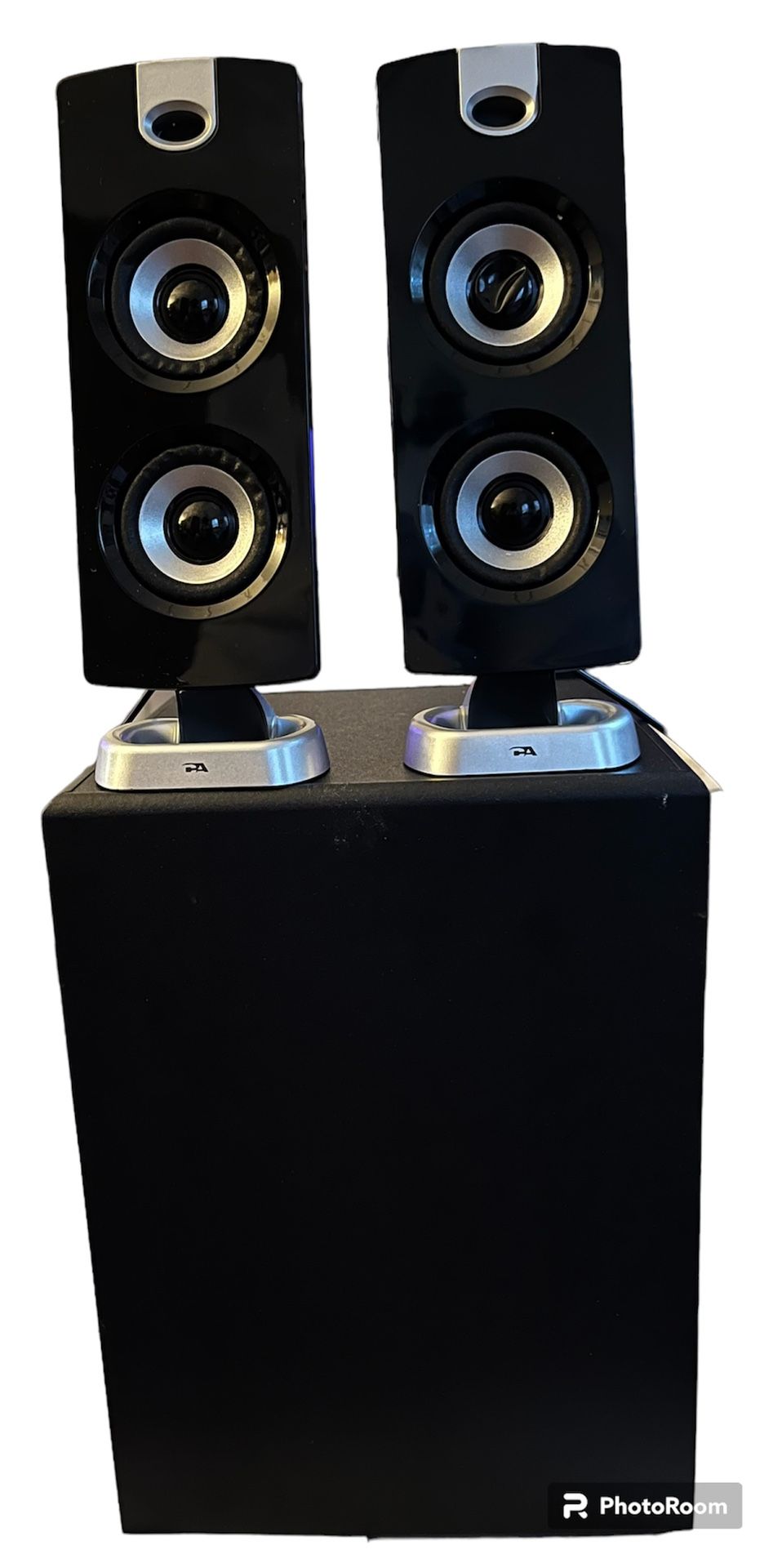 Black PA Speakers