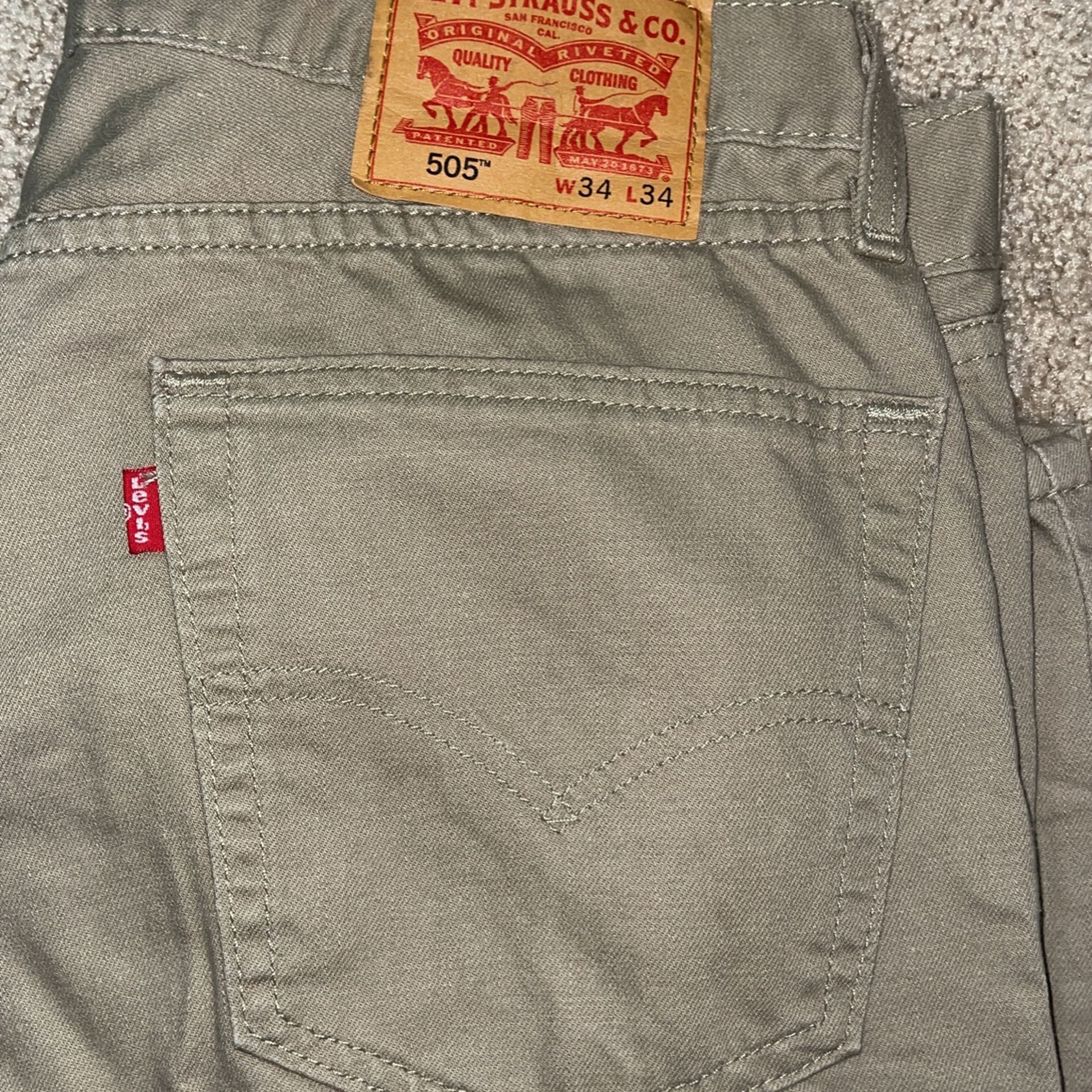 New Men’s Levi’s 505 Jeans 34 X 34
