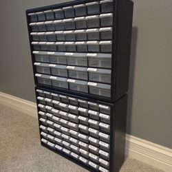 Akro-Mils Storage Cabinets (64 & 44 Drawer)