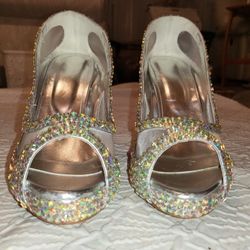 **NEW* Rhinestone High Heels