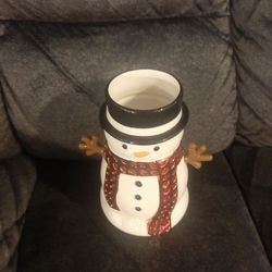 Snowman Candle Holder
