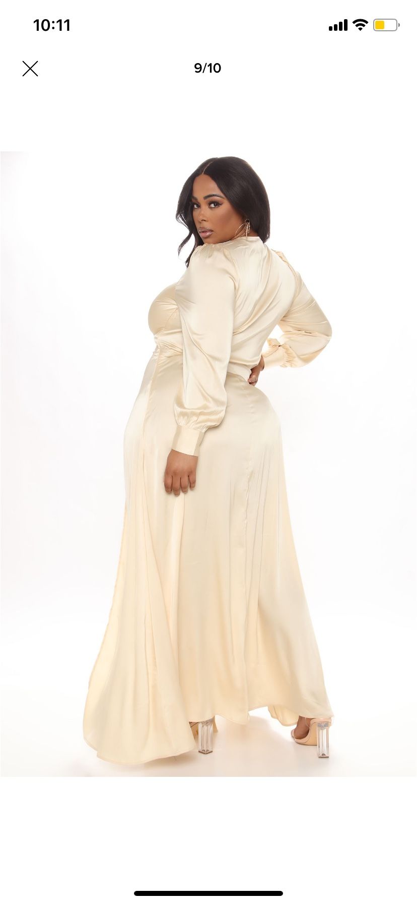 Fashion Nova Satin Dress