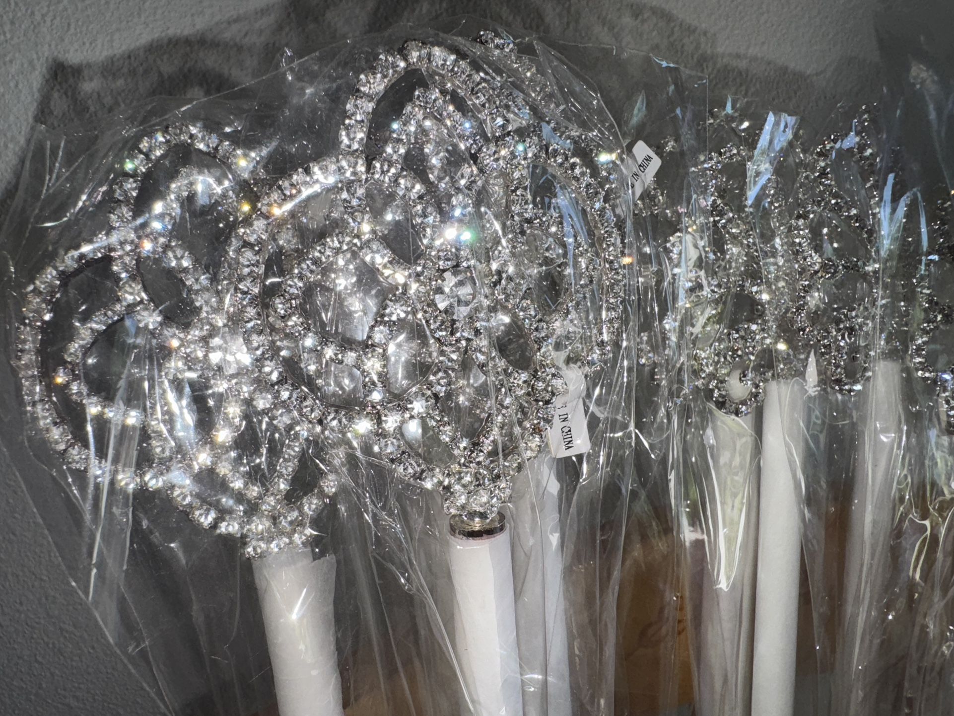 Metal Magical Crystal Rhinestone Royal Scepter Fairy Princess Costume Wands