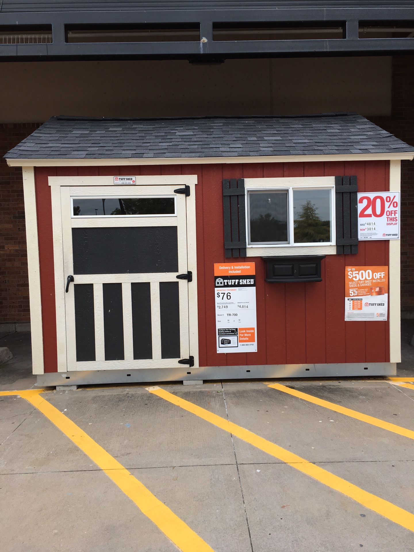 Tuff Shed TR700 10x12 at The Wylie Home Depot