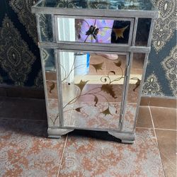 Small Glass Accent Table