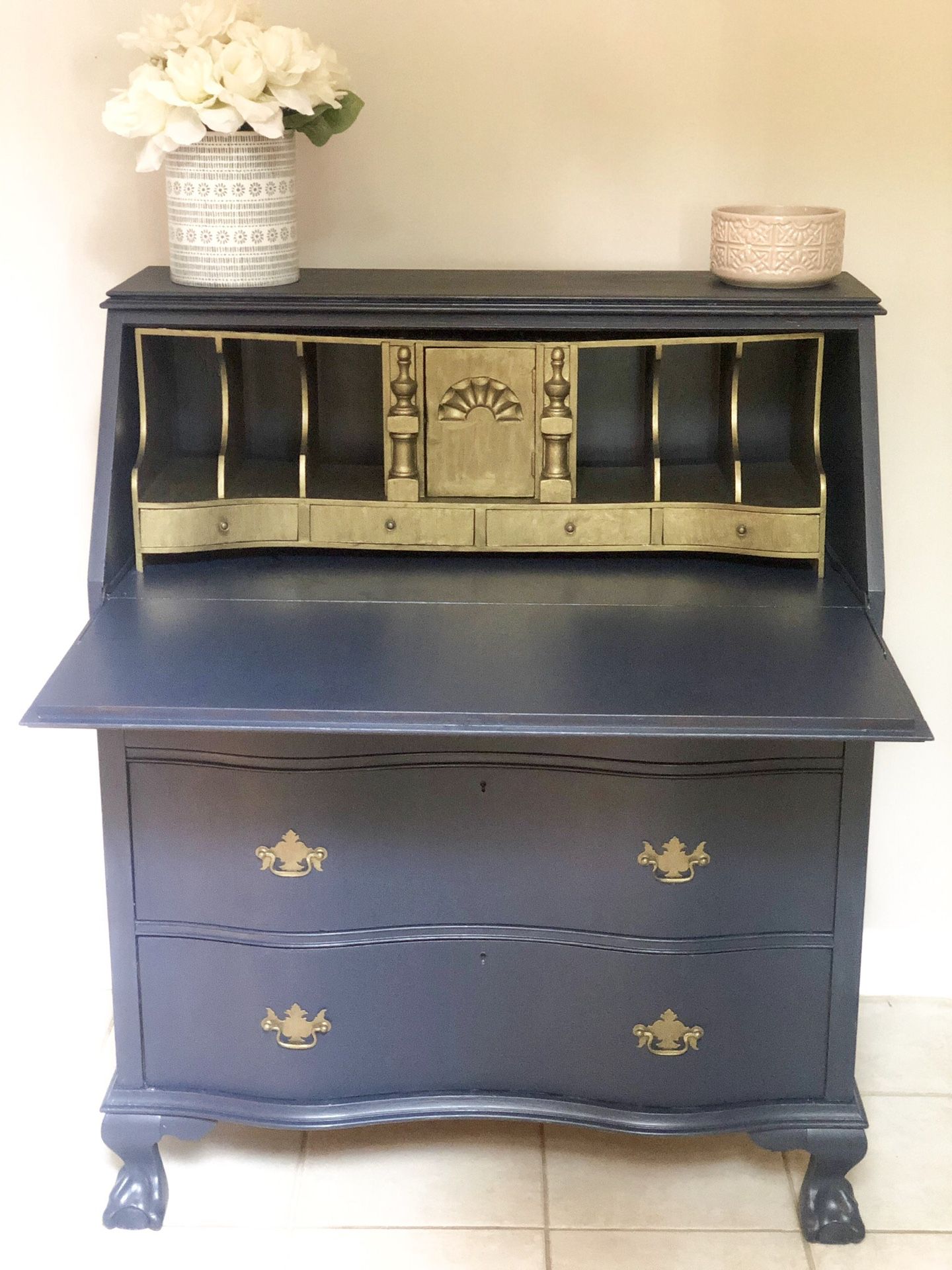 Antique Secretary Desk/Dresser