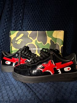 A Bathing Ape Bape Sta Low Shark Black