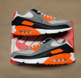 Nike Air Max 90 Total Orange Mens sz 13 Running Shoes Rare!